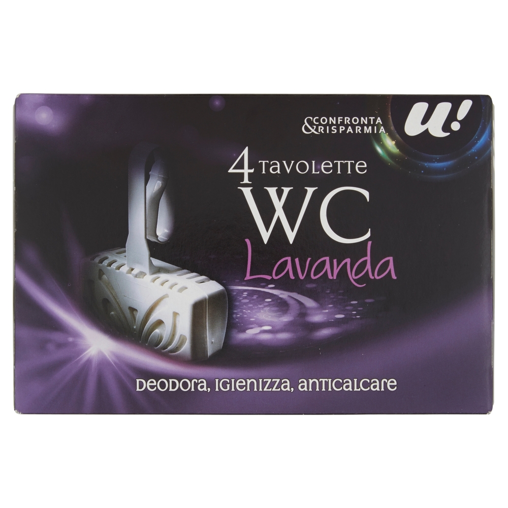 4 TAVOLETTE WC LAVANDA U! Confronta&Risparmia